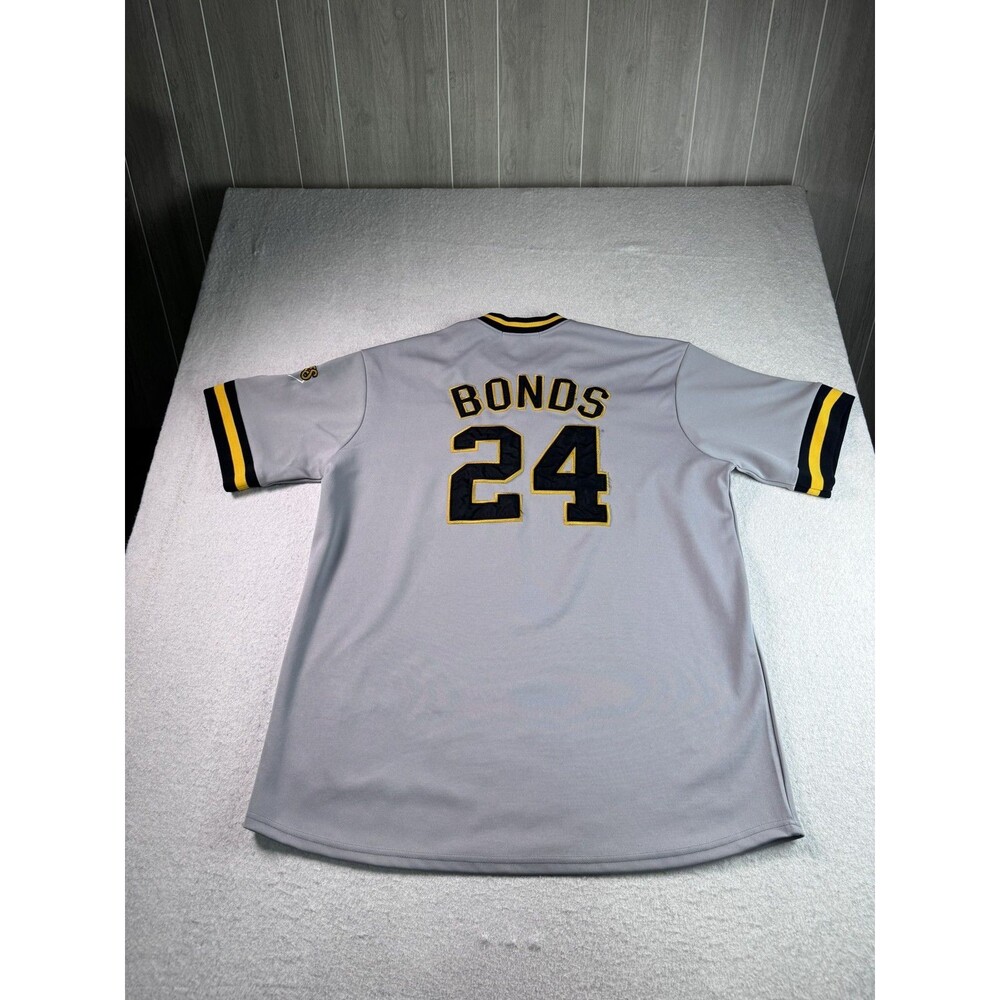 Mitchell & Ness Barry Bonds Pittsburgh Pirates SZ 58 1990 Authentic Cooperstown